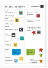 Image EXACOMPTA Planning magnétique Perso Exaplanner