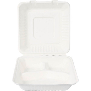 Image NATURE Star Zuckerrohr-Lunchbox, mit Deckel, innen 3-geteilt