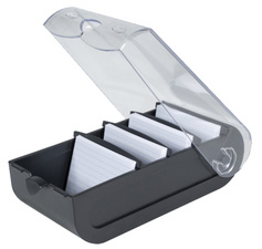 Image EXACOMPTA Lernkartei BunnyBox, A8, schwarz
