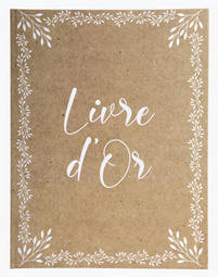 Image EXACOMPTA Gästebuch "Livre d'Or", 220 x 270 mm, braun