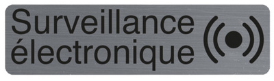 Image EXACOMPTA Hinweisschild "Surveillance électronique