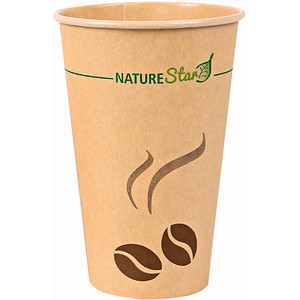 Image 50 NATURE Star Einweg-Kaffeebecher Mocca 0,3 l