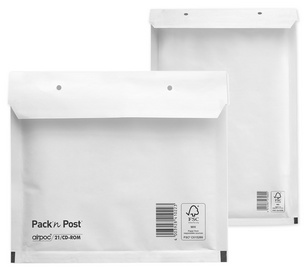 Image MAYER KUVERT MAILmedia Luftpolster-Versandtaschen, Typ F16, weiß, 31 g Außenmaß