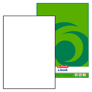 Image herlitz Briefblock x.book DIN A4 blanko