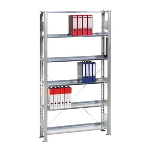 Image SCHULTE Schwerlastregal 17707 silber 100,0 x 30,0 x 200,0 cm