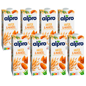 Image alpro® Hafer-Mandeldrink 8 x 1,0 l