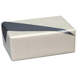 Image JUNG SCHÖNER VERPACKEN Geschenkpapier Graphit grau beidseitig bedruckt, 20,0 m