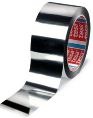 Image tesa Industrie-Klebefilm 4137, silber, 50 mm x 66 m