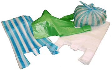 Image dm-folien Hemdchen-Tragetasche, geblockt, aus HDPE, weiß