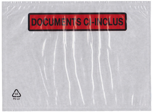 Image dm-folien Lieferscheintasche, DIN lang, mit Aufdruck