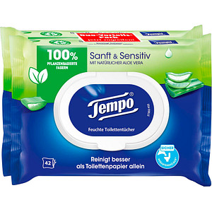 Image Tempo Feuchttücher Sanft & Sensitiv Duo-Pack 2x 42 Tücher