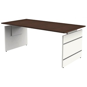 Image kerkmann Wangen-Schreibtisch Form 4, (B)1.800 mm, wenge