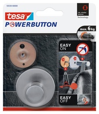 Image tesa Powerbutton Haken Classic, rund