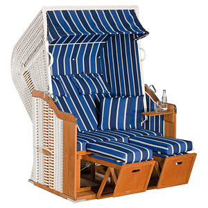 Image Müsing Strandkorb Sunny Smart Rustikal 250 Plus weiß