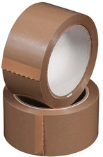 Image HAPPEL Verpackungsklebeband, PVC, 50 mm x 66 m, braun