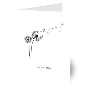 Image LUMA Trauerkarte Pusteblume DIN B6