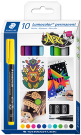Image STAEDTLER Lumocolor Permanent-Marker 317M, 10er Kartonetui