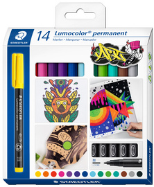 Image STAEDTLER Lumocolor Permanent-Marker 317M, 14er Kartonetui