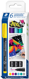 Image STAEDTLER Lumocolor Permanent-Marker 317M, 6er Kartonetui