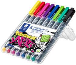 Image STAEDTLER Lumocolor Permanent-Marker 317M, 8er Etui