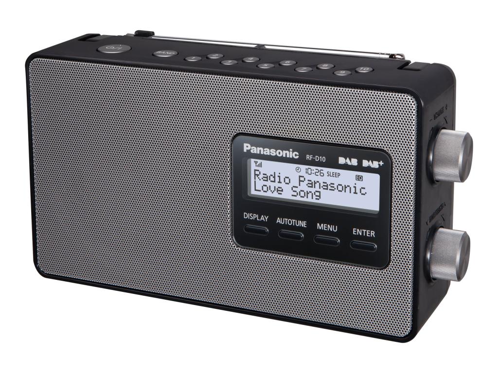Image PANASONIC RF-D10EG-K DAB+ Digitalradio, schwarz
