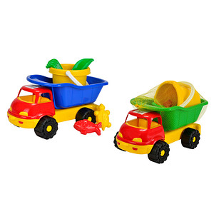 Image LKW Kipper mit Eimergarnitur Sandfahrzeug mehrfarbig
