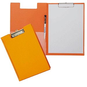 Image MAUL Klemmbrett-Mappe, DIN A4, mit Folienüberzug, orange aus Karton mit Folienü