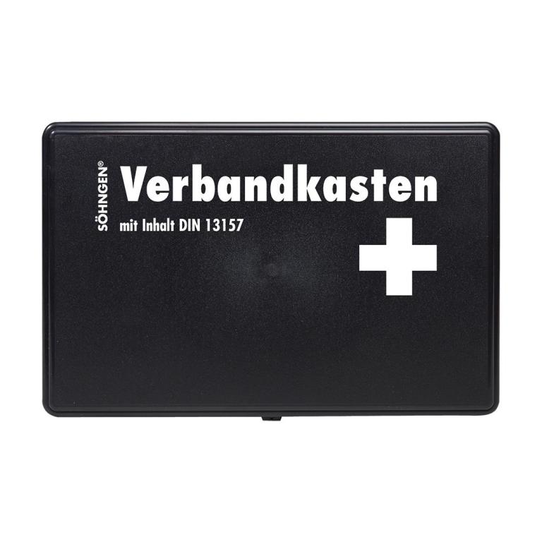 Image SÖHNGEN® Verbandkasten "KIEL" mit Füllung Standard DIN 13157 | Kunststoff schwarz 