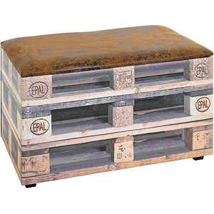 Image HAKU Möbel Sitztruhe 25970 Motiv Palette 1 Holz 65,0 cm