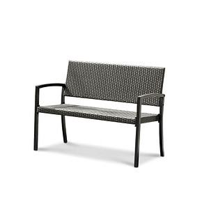 Image Garden Pleasure Gartenbank San Remo 970223 coffee Kunststoff 116,0 cm