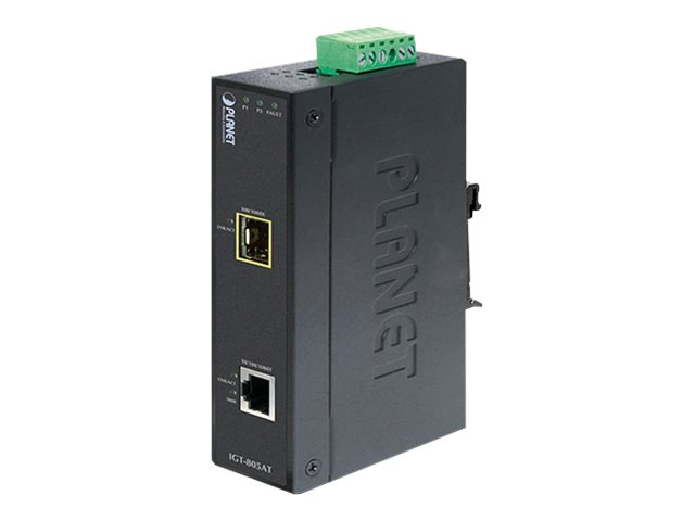 Image PLANET TECHNOLOGY Planet IGT-805AT IP30 Industrial 10/100/1000T to 100/1000X