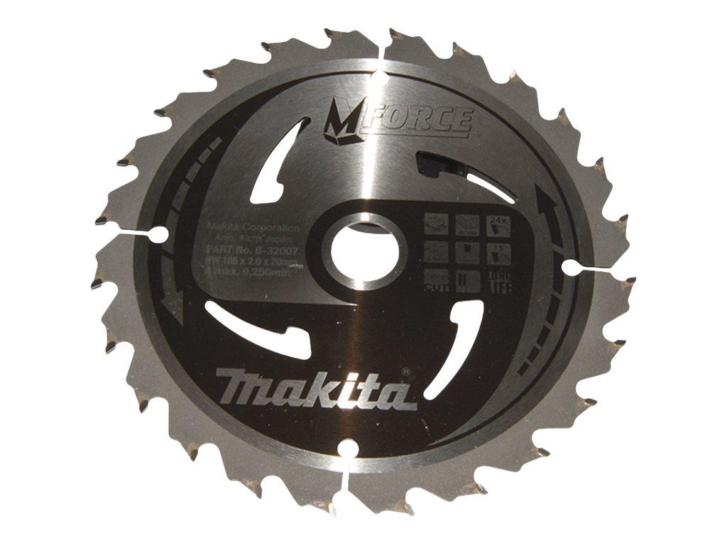 Image MAKITA M-FORCE Kreissägeblatt 165x20x24Z B-32007 Durchmesser: 165 mm Dicke:1.2 