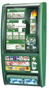 Image CEDERROTH Erste-Hilfe-Station Verbrennung, bestückt