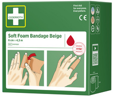 Image CEDERROTH Pflaster "Soft Foam Bandage", beige