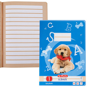 Image herlitz Schulheft x.book, DIN A4, Lineatur 1 / liniert