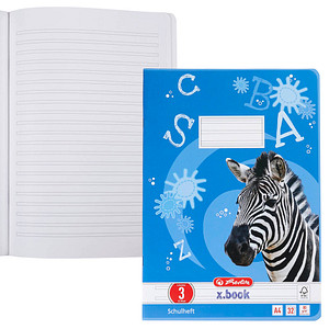 Image herlitz Schulheft x.book, DIN A4, Lineatur 3 / liniert