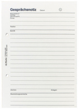 Image HERLITZ Gesprächsnotizblock DIN A5, 50 Blatt - für den Markt: D / L / A / CH - 