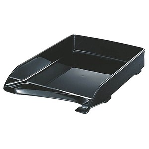 Image LEITZ Briefablage Elegant, DIN A4, Polystyrol, schwarz hochglänzend, senktrecht