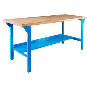 Image ADB Werkbank PROFI 1500 lichtblau 150,0 x 75,0 x 85,0 cm