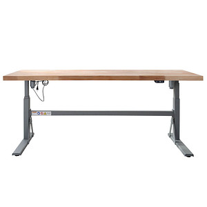 Image ADB Werkbank HEAVY staubgrau 200,0 x 75,0 x 70,0 cm