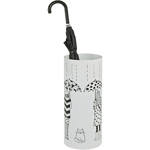 Image HAKU Möbel Schirmständer 14329 weiß Stahl