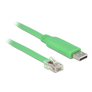 Image DeLOCK USB A/RJ-45 Kabel 1,8 m grün