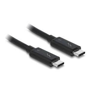 Image DeLOCK Thunderbolt 3 USB-C-Stecker Kabel 2,0 m schwarz