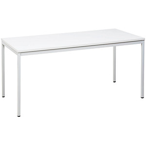 Image Gürkan Mehrzwecktisch weiß rechteckig, Vierkantrohr weiß, 120,0 x 80,0 x 75,0 cm