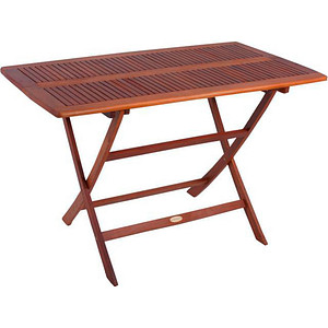 Image Garden Pleasure Gartentisch Solo braun rechteckig 70,0 x 120,0 x 74,0 cm