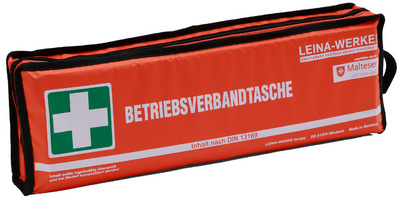Image LEINA Betriebsverbandtasche, Inhalt DIN 13169, orange