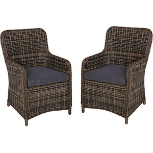 Image 2 Garden Pleasure Gartenstühle Bordeaux braun