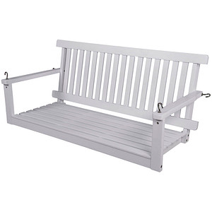 Image Garden Pleasure Hängebank Augusta 985111 weiß Holz 130,0 cm