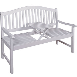 Image Garden Pleasure Gartenbank Singapur 985074 weiß Holz 150,0 cm