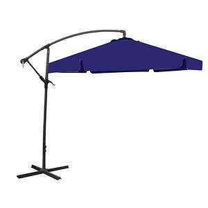Image Garden Pleasure Sonnenschirm sechseckig, blau neigbar Ø 300,0 cm
